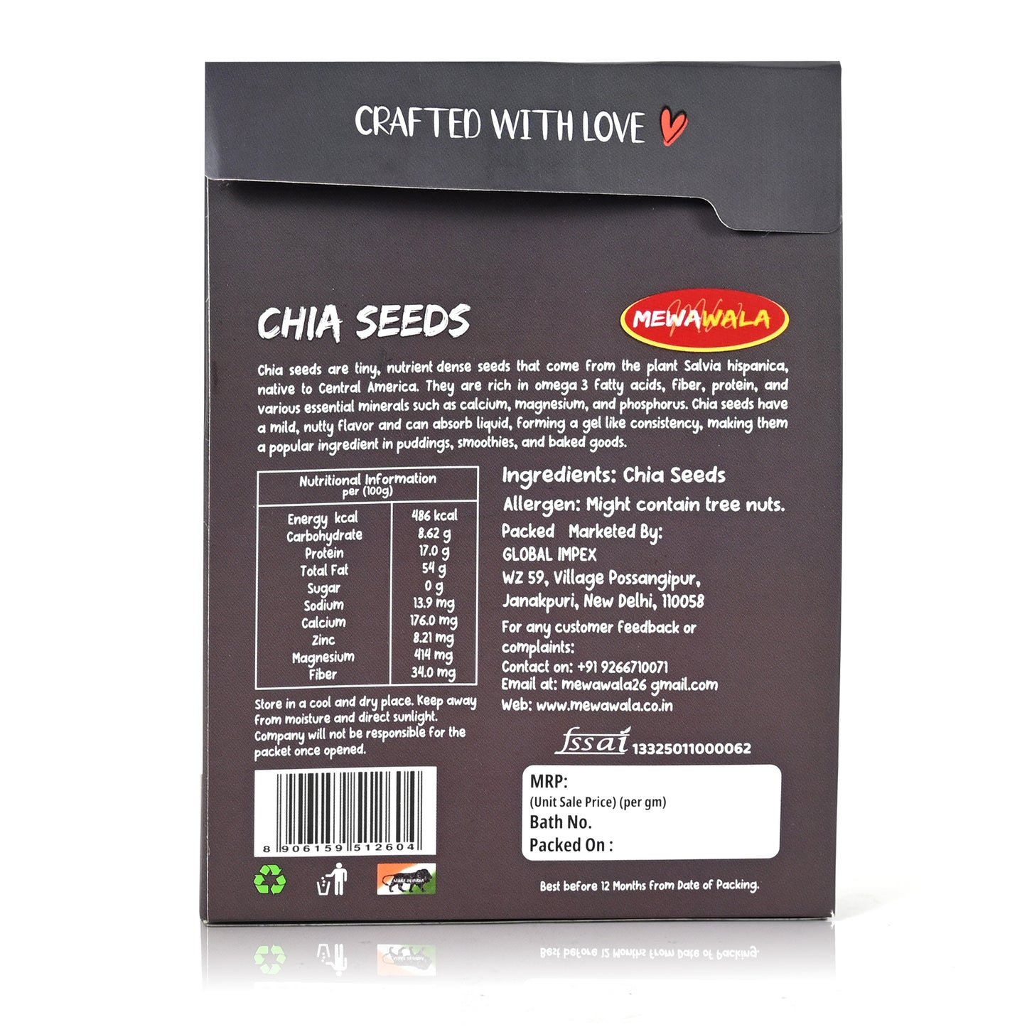 Raw Chia Seeds