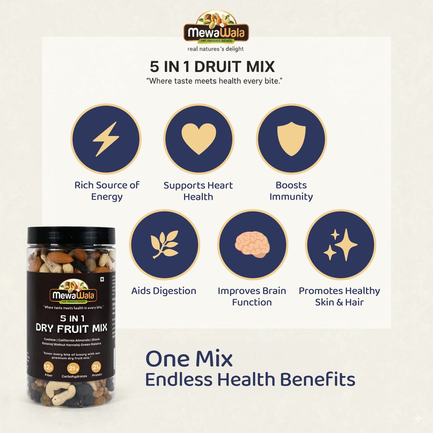 5 In 1 Dry Fruit Mix