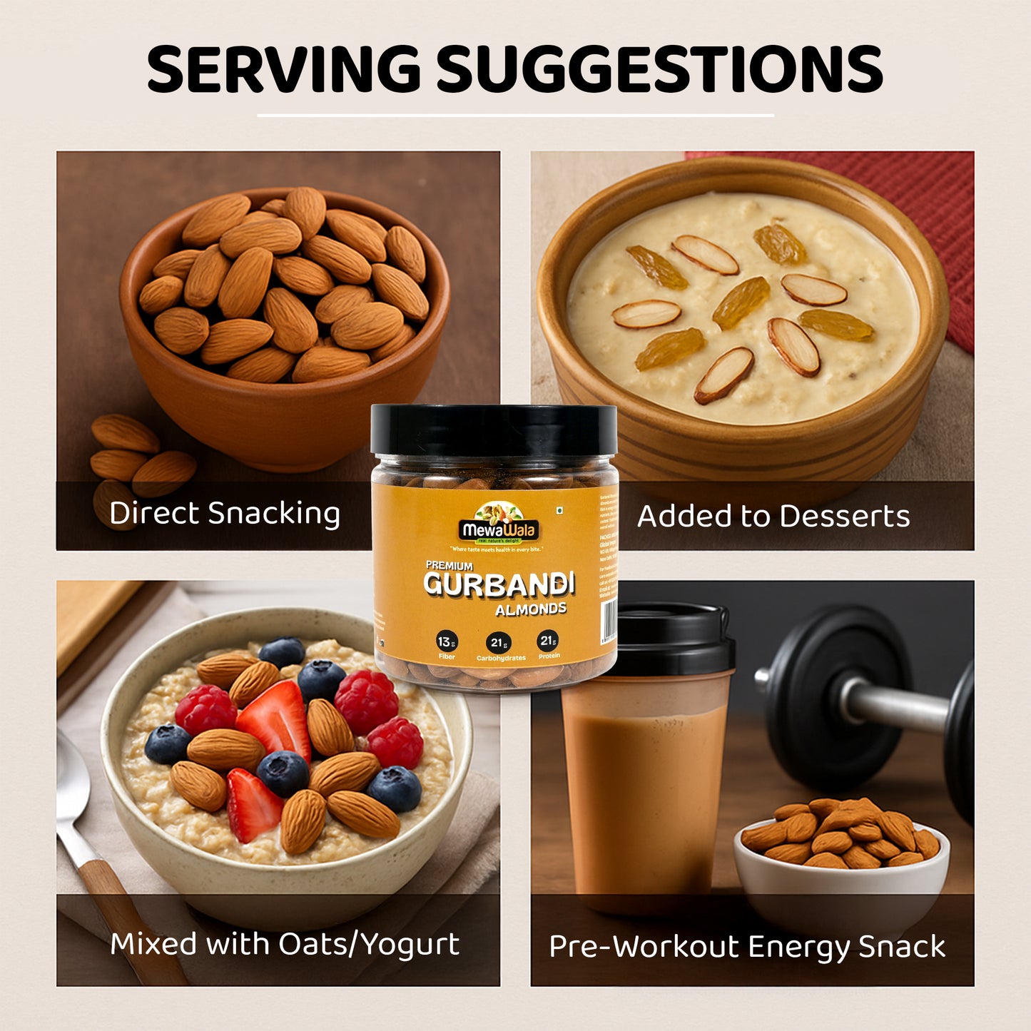 Gurbandi Almonds